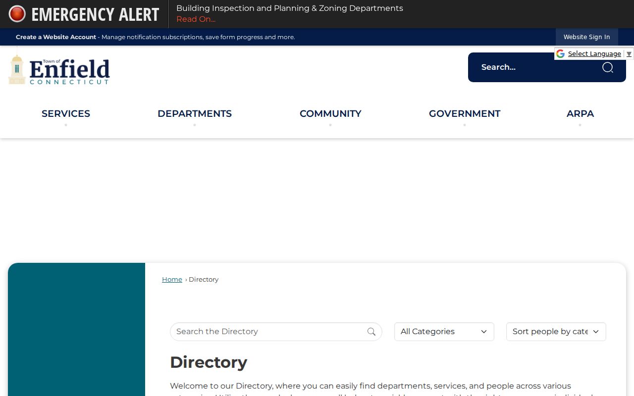 Enfield residents directory staff directory search